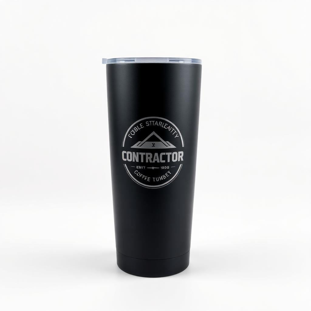 Custom Coffee Tumbler with company logo - Free gift with Crew Kit